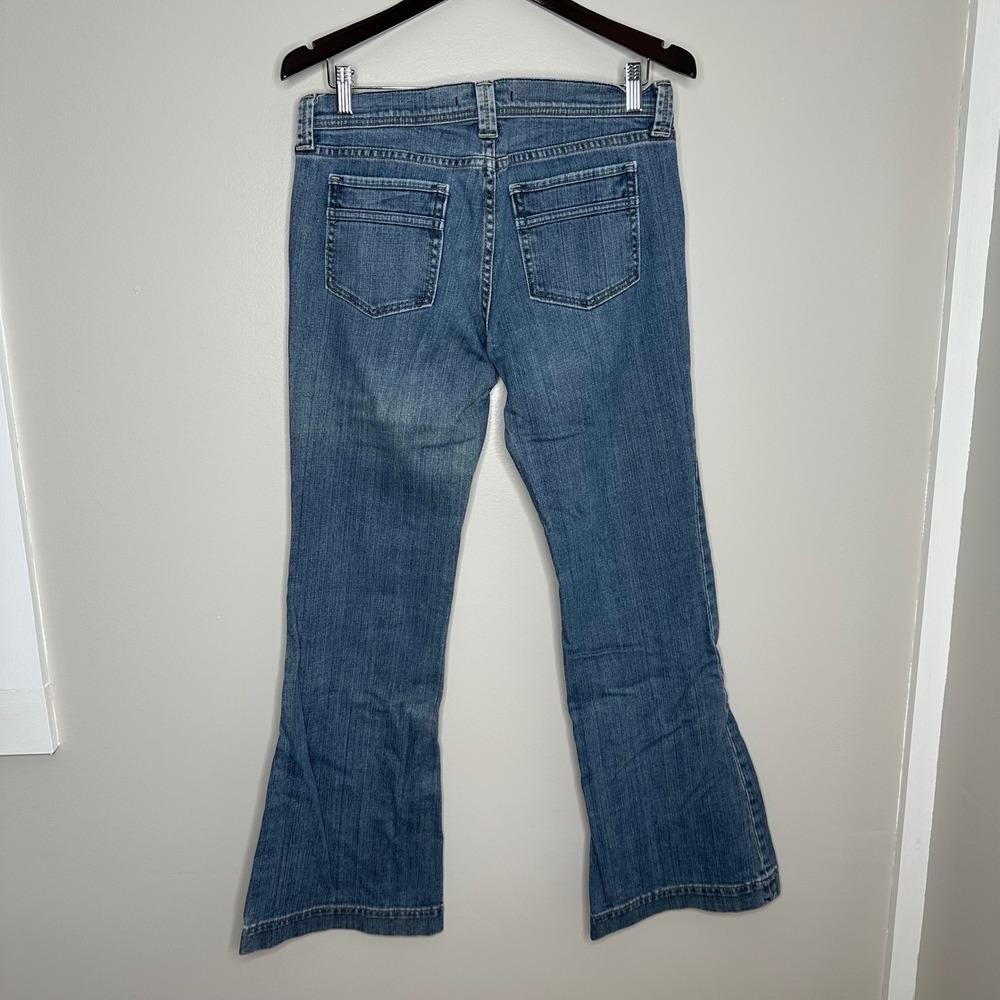 Gap Jeans Women's Bootcut Low Rise Flare Denim Medium Wash Pants Size 10 - Picture 5 of 8
